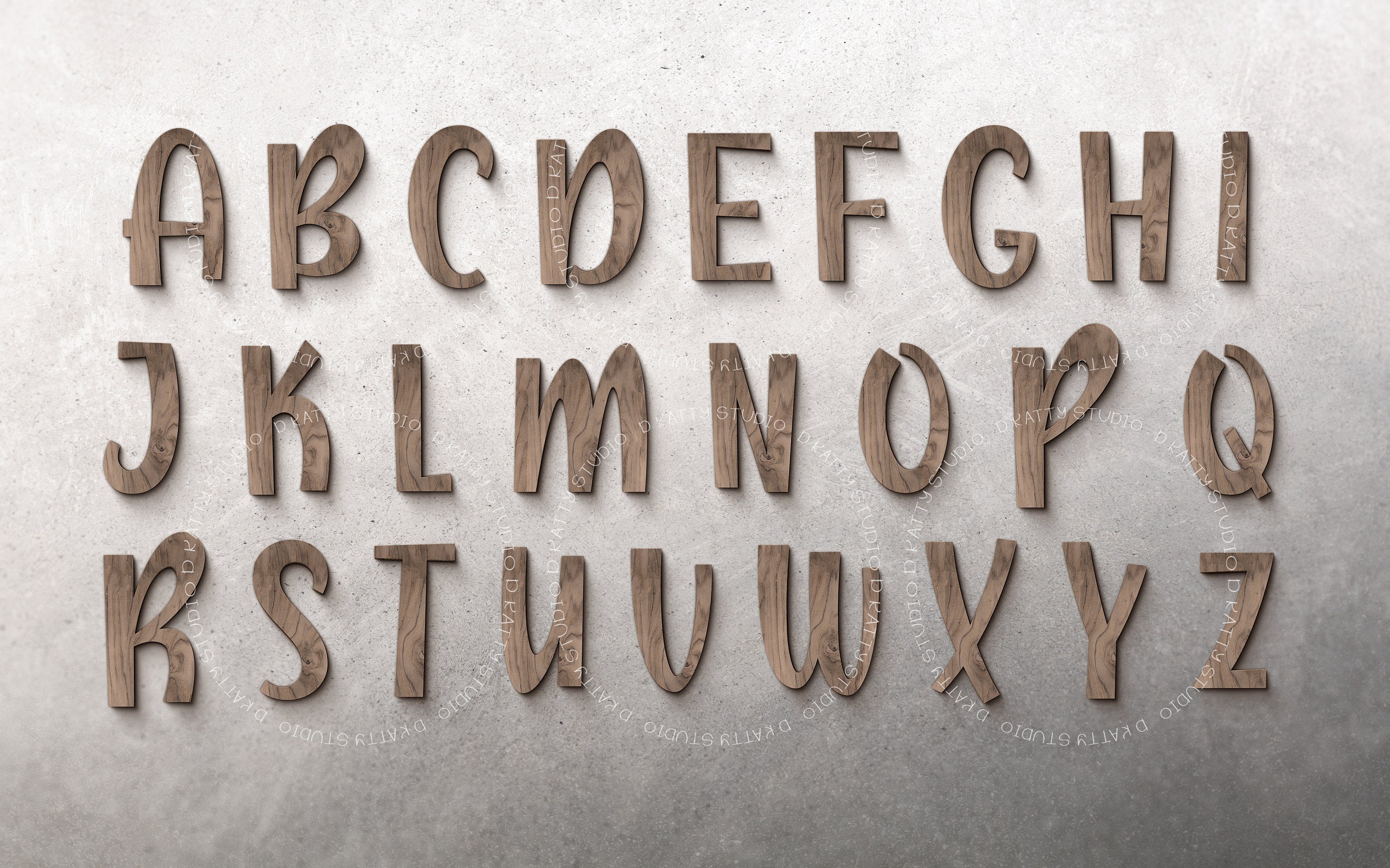 Woods Alphabet Clipart Transparent Background Digital Wooden Numbers ...
