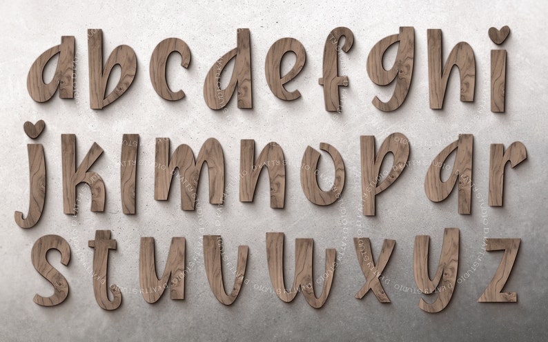 Woods Alphabet Clipart Transparent Background Digital Wooden Numbers ...