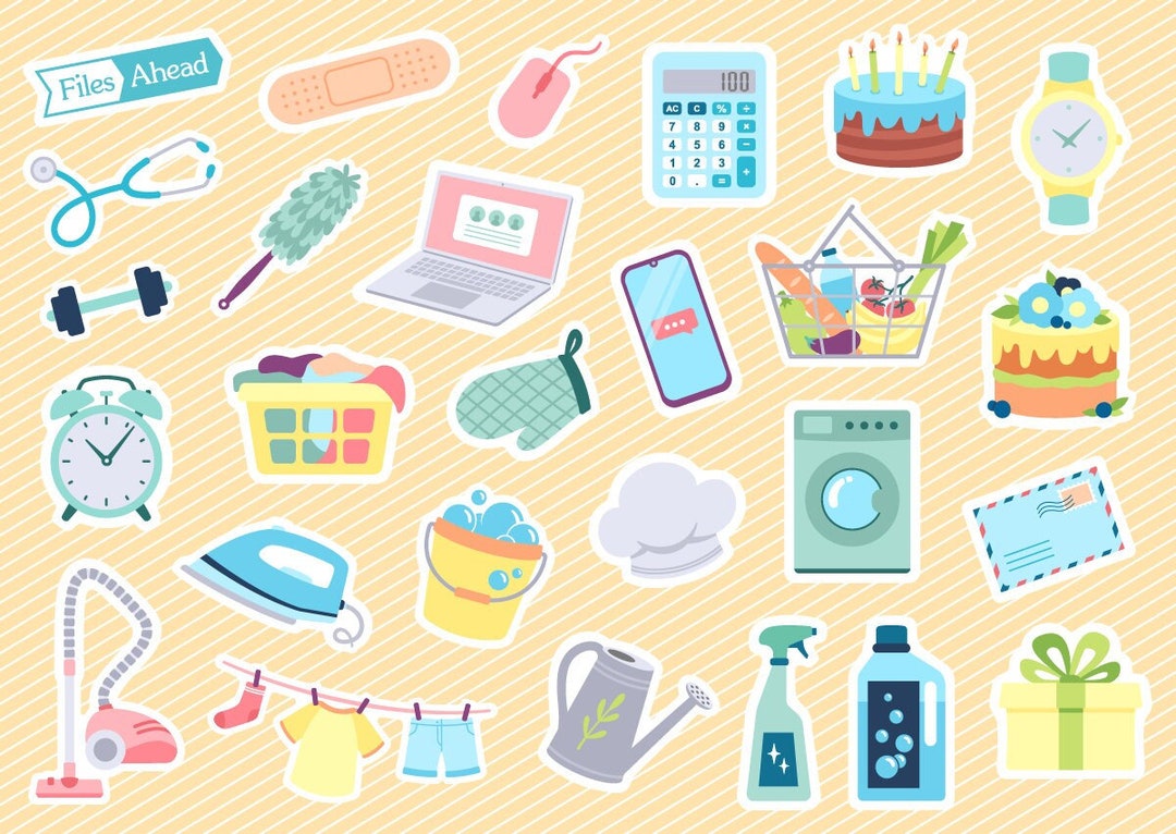 Digitale Sticker Good Notes Sticker Arbeit Lernen Lehrer Office Studium