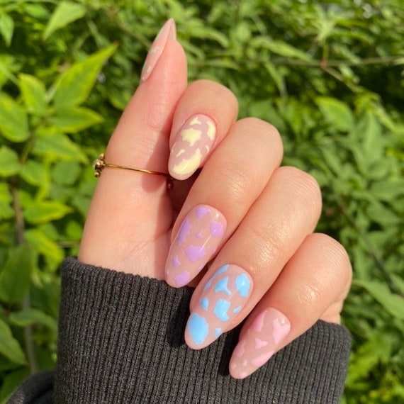 Nail designs inspired the Pastel - Nail Palace Singapore