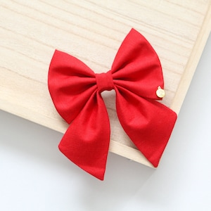 Red Dog Bow Tie | red girl dog bow tie, dog sailor bowtie, wedding bowtie for dog, pet accessories, girl bow tie for dogs, dog gifts