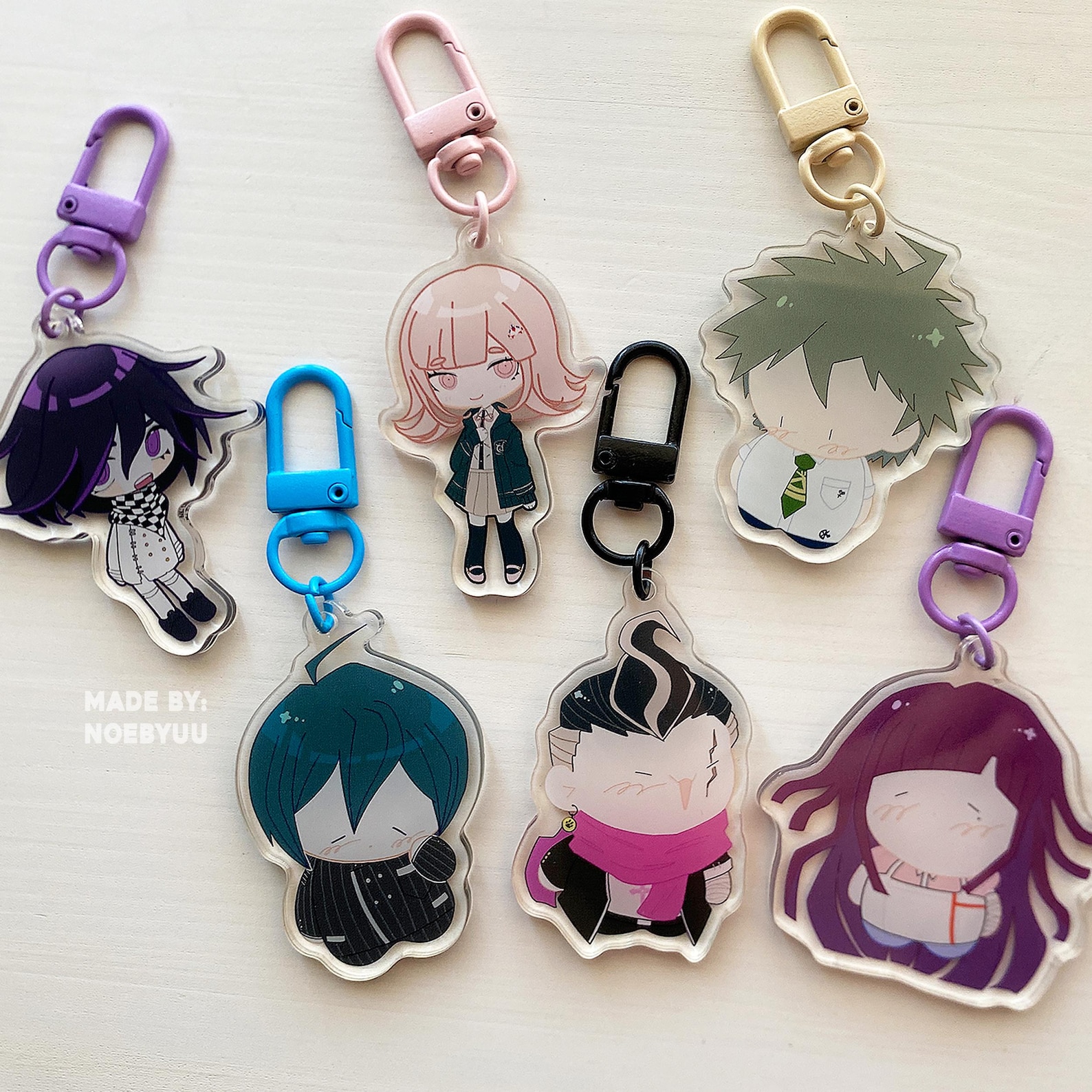 Danganronpa Keychains