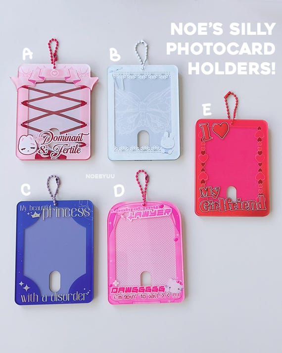 Silly Photocard Holders