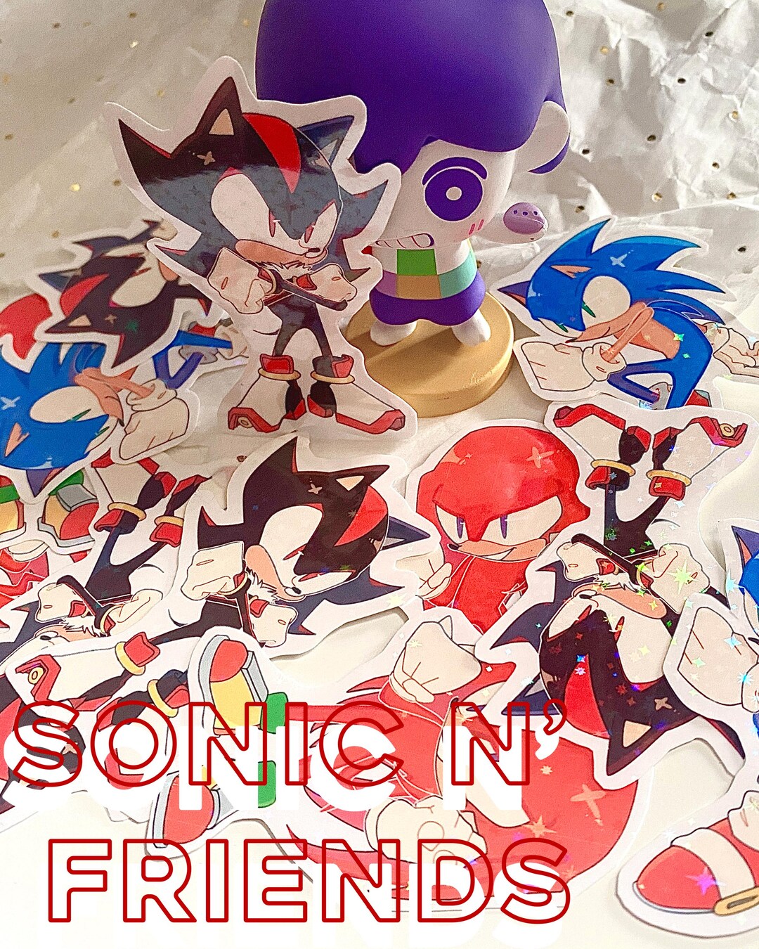 Sonic, Shadow, Tails, and Knuckles Stickers - Etsy