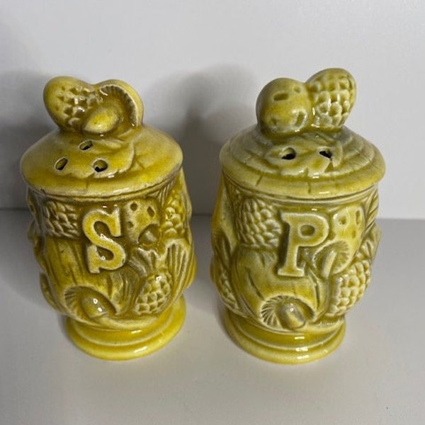 Mushroom Salt and Pepper Shakers Etsy