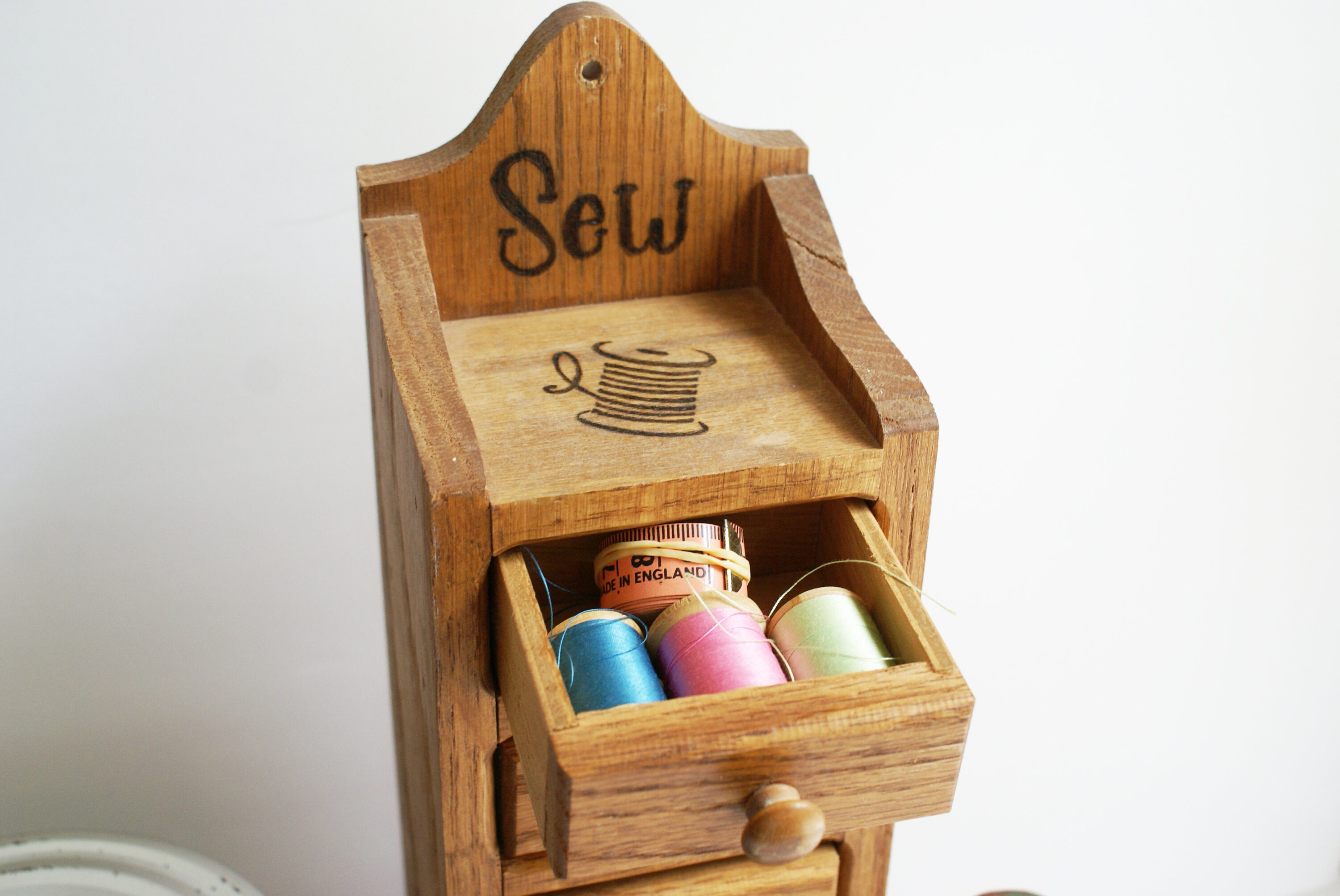 Vintage Sewing Notions Storage Drawers 6 Drawer Notions Etsy