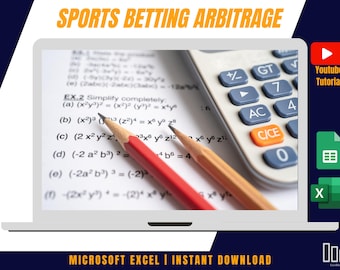 Sports Betting Arbitrage Calculator | Excel + Google Sheets