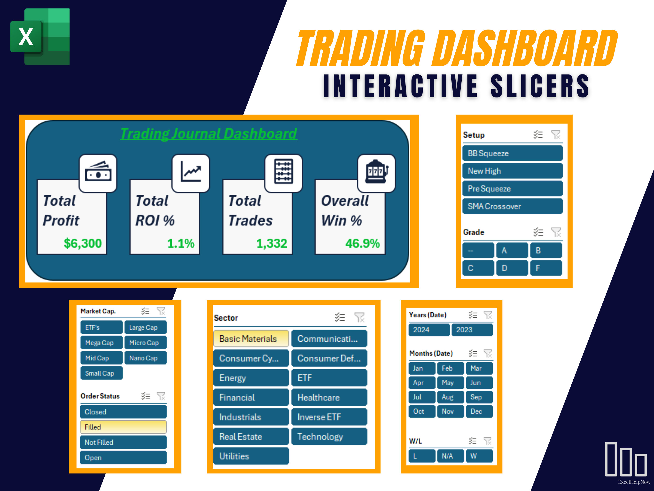 Interactive Stock Trading Dashboard | Trading Journal | Reward to Risk ...