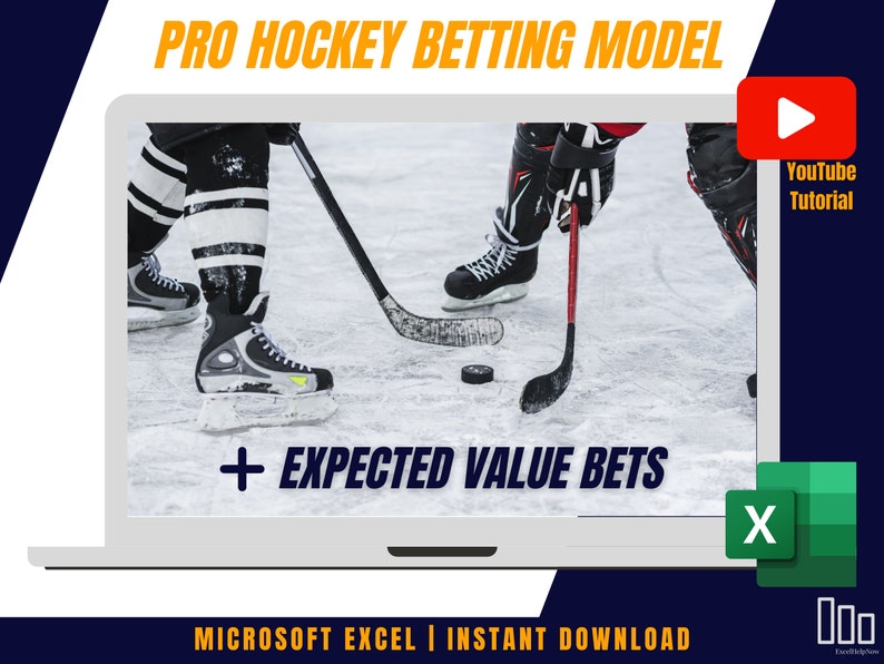 Pro Hockey Dynamic Expected Value Sports Betting Model Copy Etsy UK