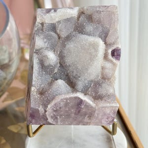 Gorgeous Sugar Druzy Rainbow Amethyst Freeform