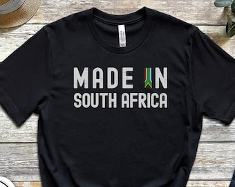 Made In South Africa T-Shirt: Heritage Pride Gift
