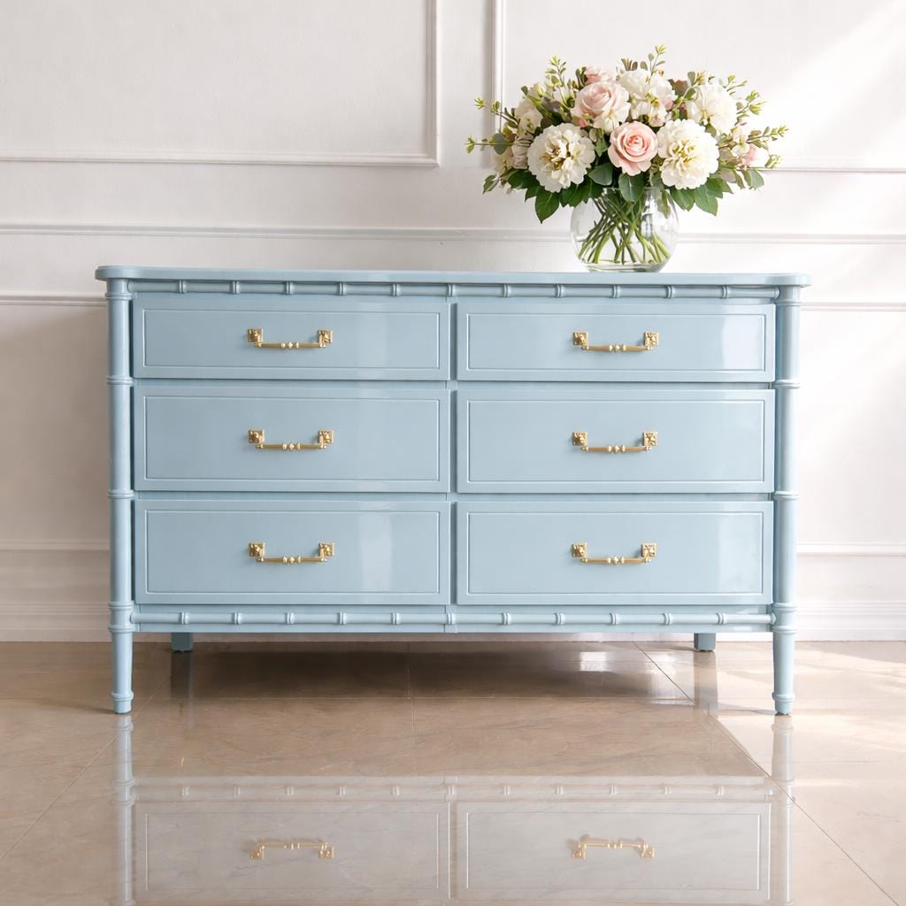 Blue Gold Dresser
