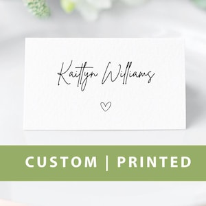 Tarjetas de lugar de boda minimalistas, nombre de lugar de boda, decoración de boda, tarjetas de asiento de caligrafía personalizadas para recepción, cumpleaños, despedida de soltera