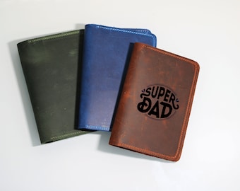 Personalized Leather Passport Cover, Leather Passport Holder,Father's Day Gift,Traveler Gift for Men,Leather Gifts for Men,Gift for traveler