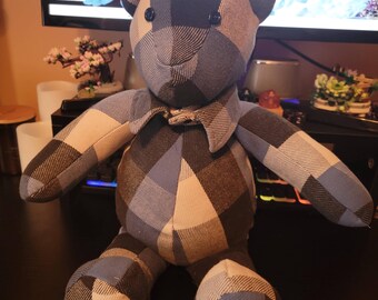 A2115 Simplicity Memory Bear Pattern con gilet con colletto