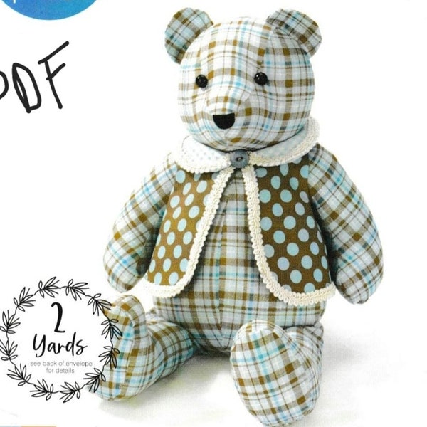 Simplicity Rare Bear Pattern Etsy UK