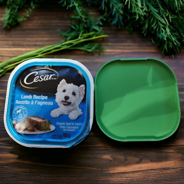 Lid/Cover for Cesar Wet Dog Food | 50+ Colors | Pet Supplies | Great Gift