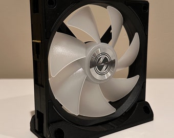 Support de ventilateur 120 mm pour PC | Support présentoir | Personnalisable | Imprimé en 3D