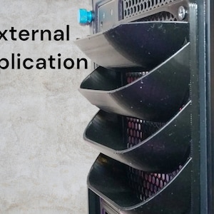 External 140mm PC Fan Deflector | Smooth Flow | PC Fan Scoops | PC Fan Intake/Exhaust Diverter |  Fan Duct | 50+ Colors