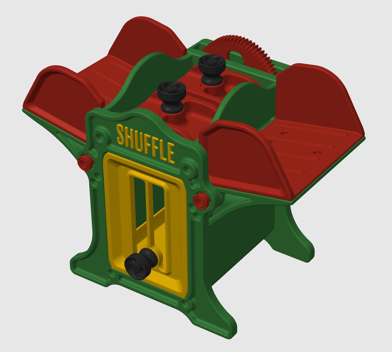 手品 オールドデック3個 Hand Crank Card Shuffler | Steampunk Style | TCG Sleeved Shuffler
