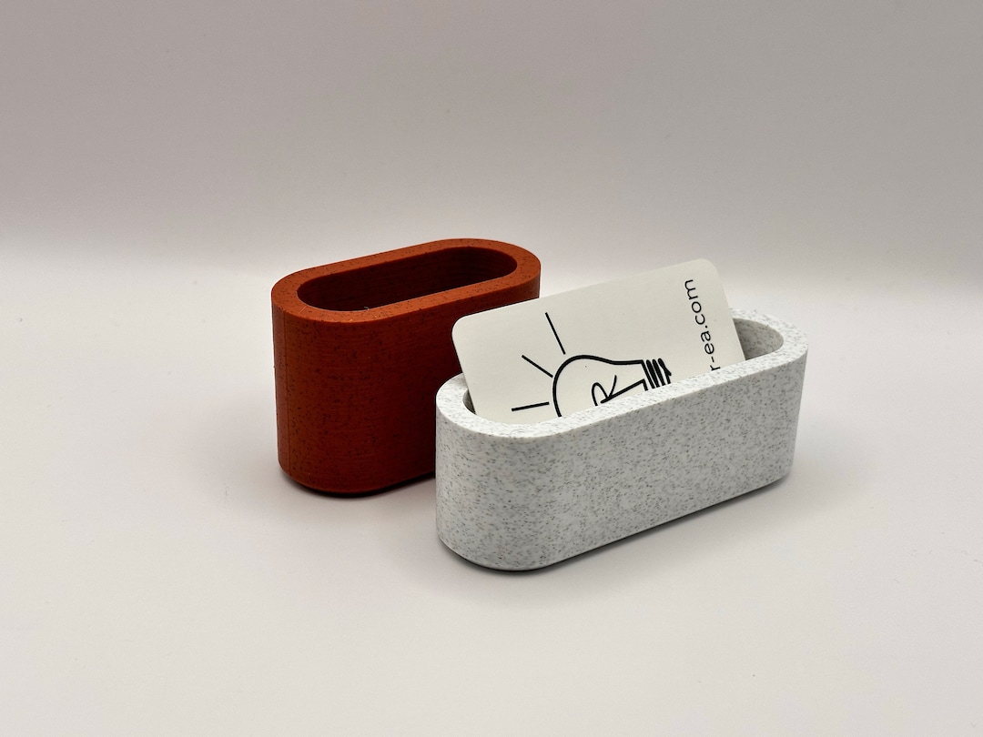 Modern Business Card Holder Modern Decor Desk Organization Etsy