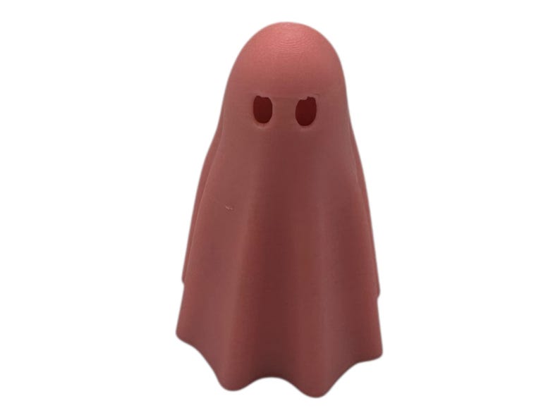 Slightly Rounded Cube Ghost Poseable Mini Ghost | Glow in the Dark | Ghost With Hidden Legs - Etsy
