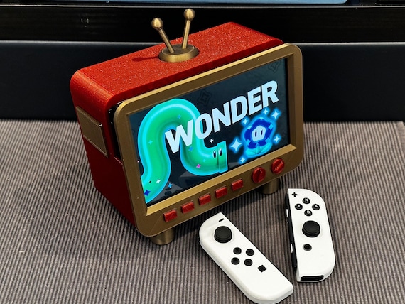 Nintendo Switch OLED Mini TV Display Dock: Retro Gaming Stand - Etsy