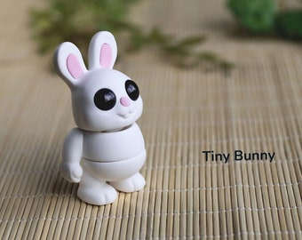 Articulated Tiny Bunny| Fidget Bunny | Desktop Figurine