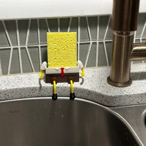 Bob The Sponge Holder | Decorative Sponge Holder | Self Draining Sponge Holder