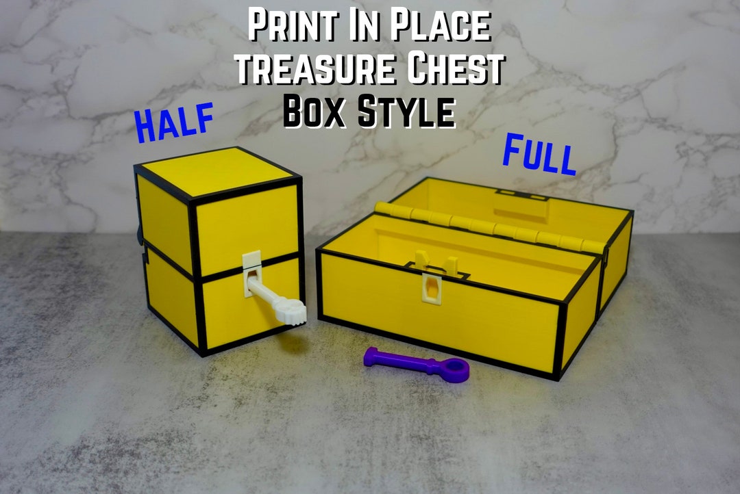 Multi-color Locking Treasure Box | Minecraft Style Treasure Box | Low ...
