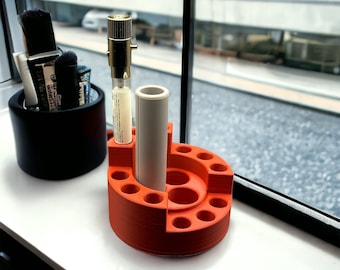 Elegant Holder for ScentBird Perfume/Cologne | Compact Display/Organizer | 3-Tiered Round Vial & Case Holder | Free Shipping