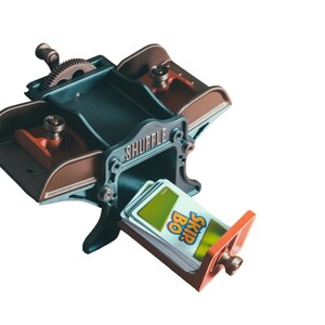 Steam Punk Card Shuffler | Hand Crank Deck Shuffler | Premium Deck Shuffler