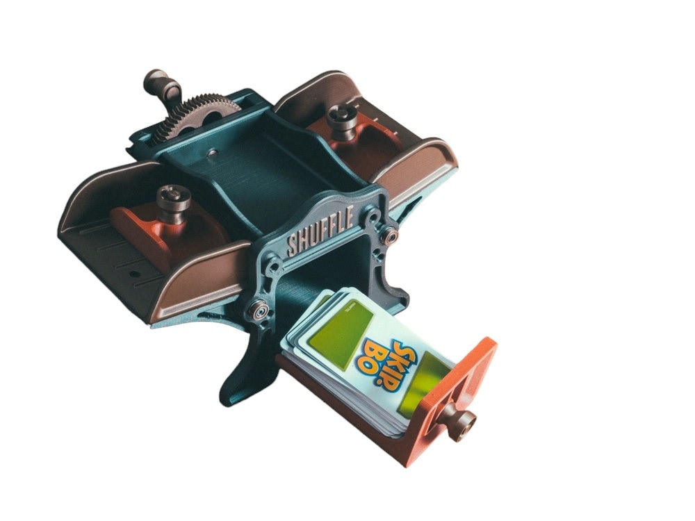 Steam Punk Card Shuffler | Hand Crank Deck Shuffler