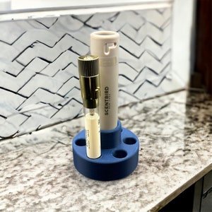 Elegant ScentBird Holder | Luxe ScentBird Display| Compact ScentBird Organizer | Mini Round Holder | ScentBird Vials & Case Holder