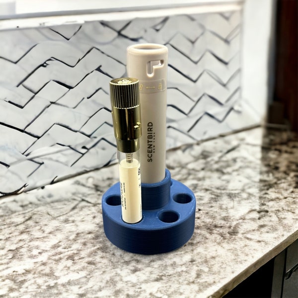 Elegant ScentBird Holder | Luxe ScentBird Display| Compact ScentBird Organizer | Mini Round Holder | ScentBird Vials | ScentBird Case