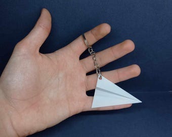 Paper Airplane Keychain | Flexible 3D Print