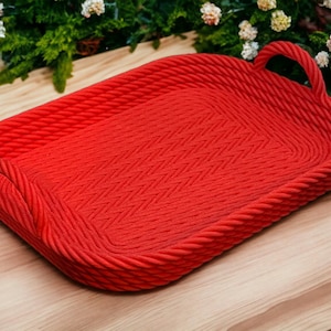 Rope Tray: 3D Printed Country Charm Organizer
