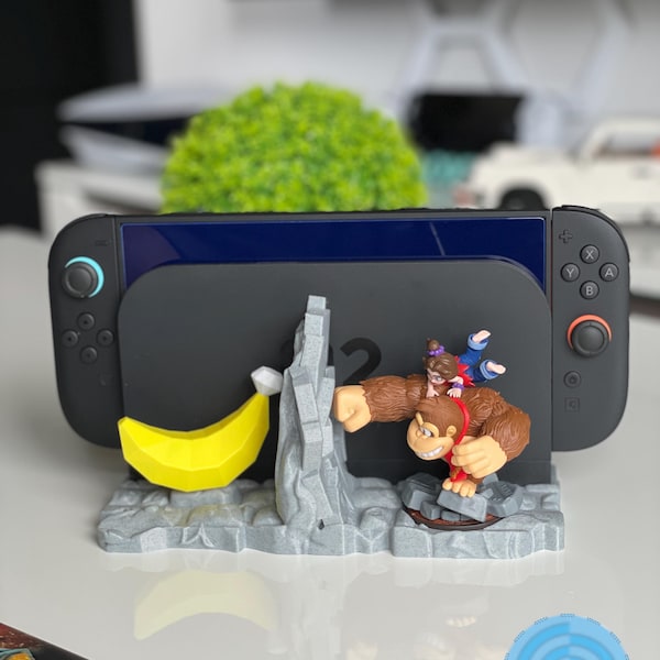Display for Nintendo Switch 2 and Donkey Kong Amiibo (Not Included) | Free Shipping | Made in USA | Father and Son Business