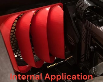 120mm PC Fan Air Deflector: High Flow Intake Diverter
