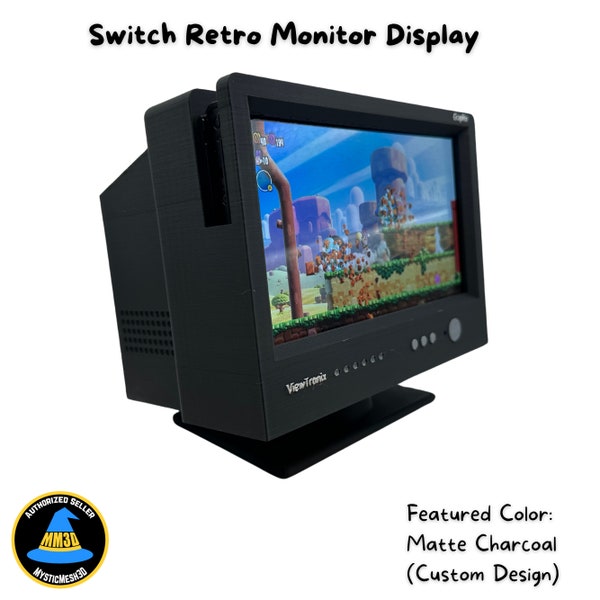 Nintendo Switch Mini Monitor | Switch Display Dock | Retro Computer Display Stand