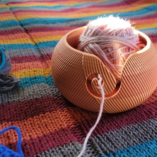 Bol porte-fil | Tricot et crochet sans emmêlement | Plus de 50 couleurs | Super cadeau