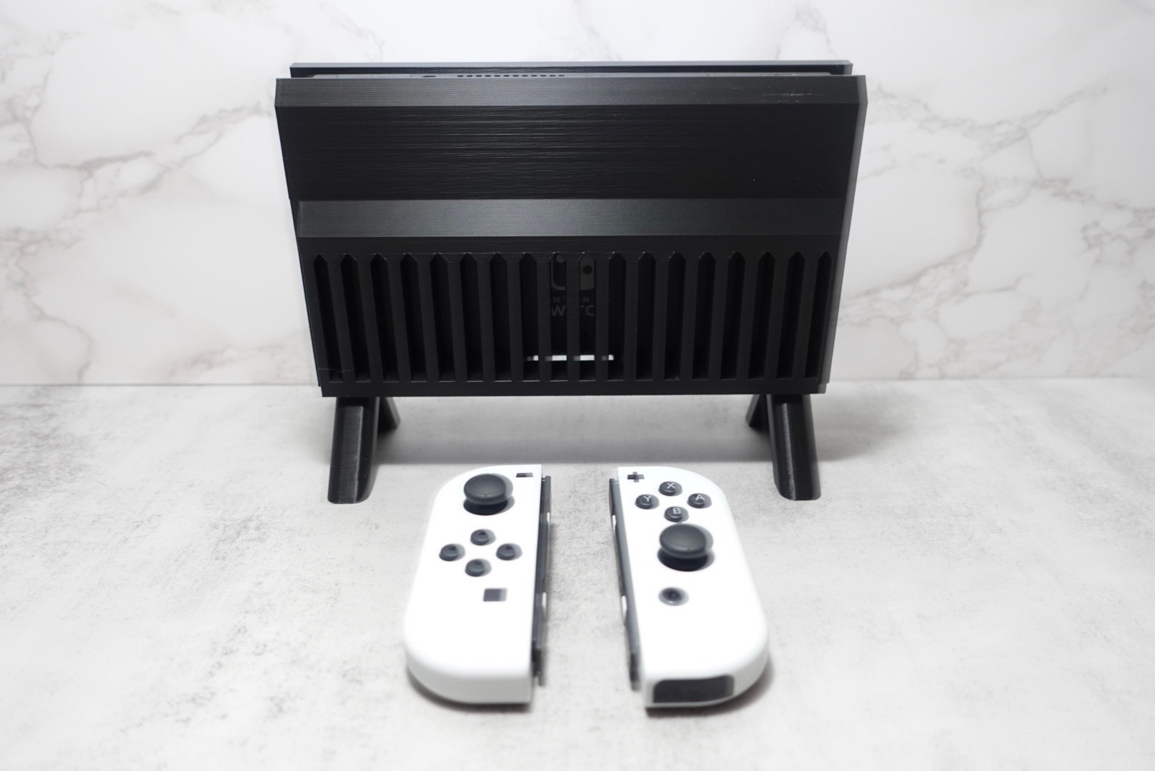 Nintendo Switch Living Room Set: Flat Panel TV Display, Sofa