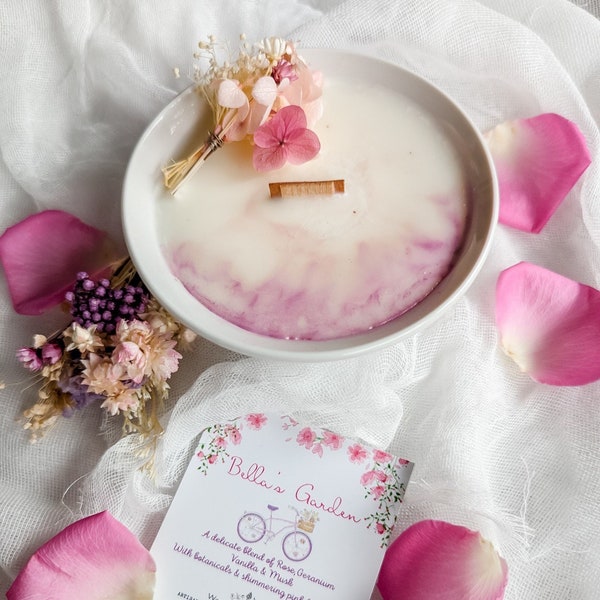 Bella's Garden Scented Botanical Candle