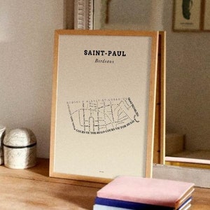 Plakat von Saint-Paul Bordeaux
