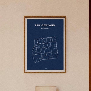 Pey-Berland Bordeaux-Plakat