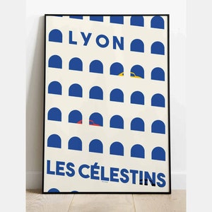 Poster Lyon - The Celestines - Bauhaus