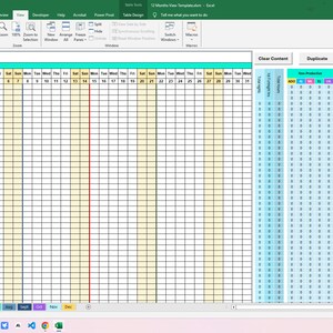 Australian Staff Roster Template | Excel Shift Planner With Payroll ...