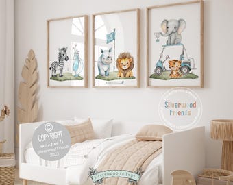 Golf Nursery Prints, Boys Blue Golf Nursery Print, Safari Sport Animal Nursery, Boys Sport Nursery Decor, Golf Nursery Decor, Digital Prints