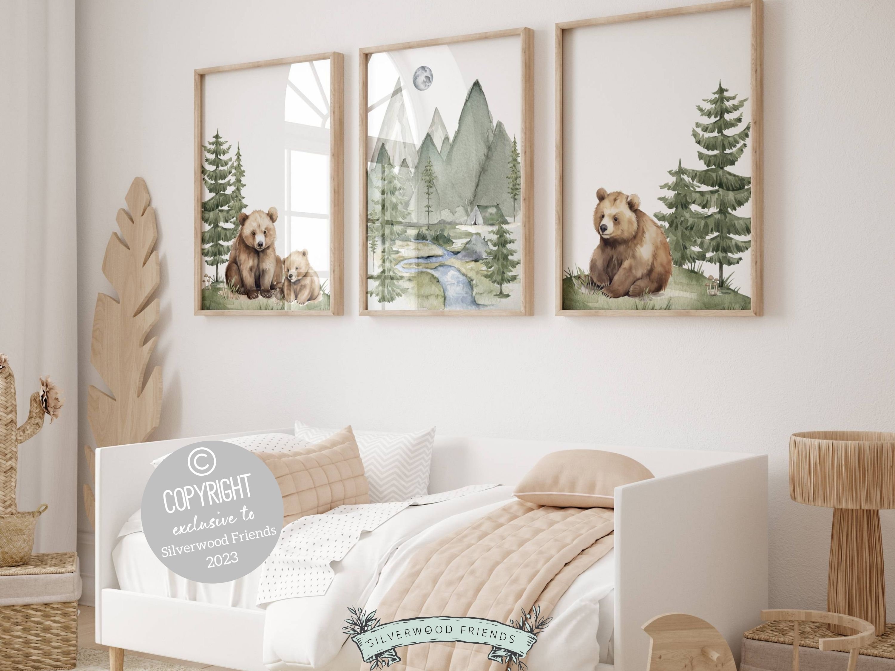 Baby bear room decor discount