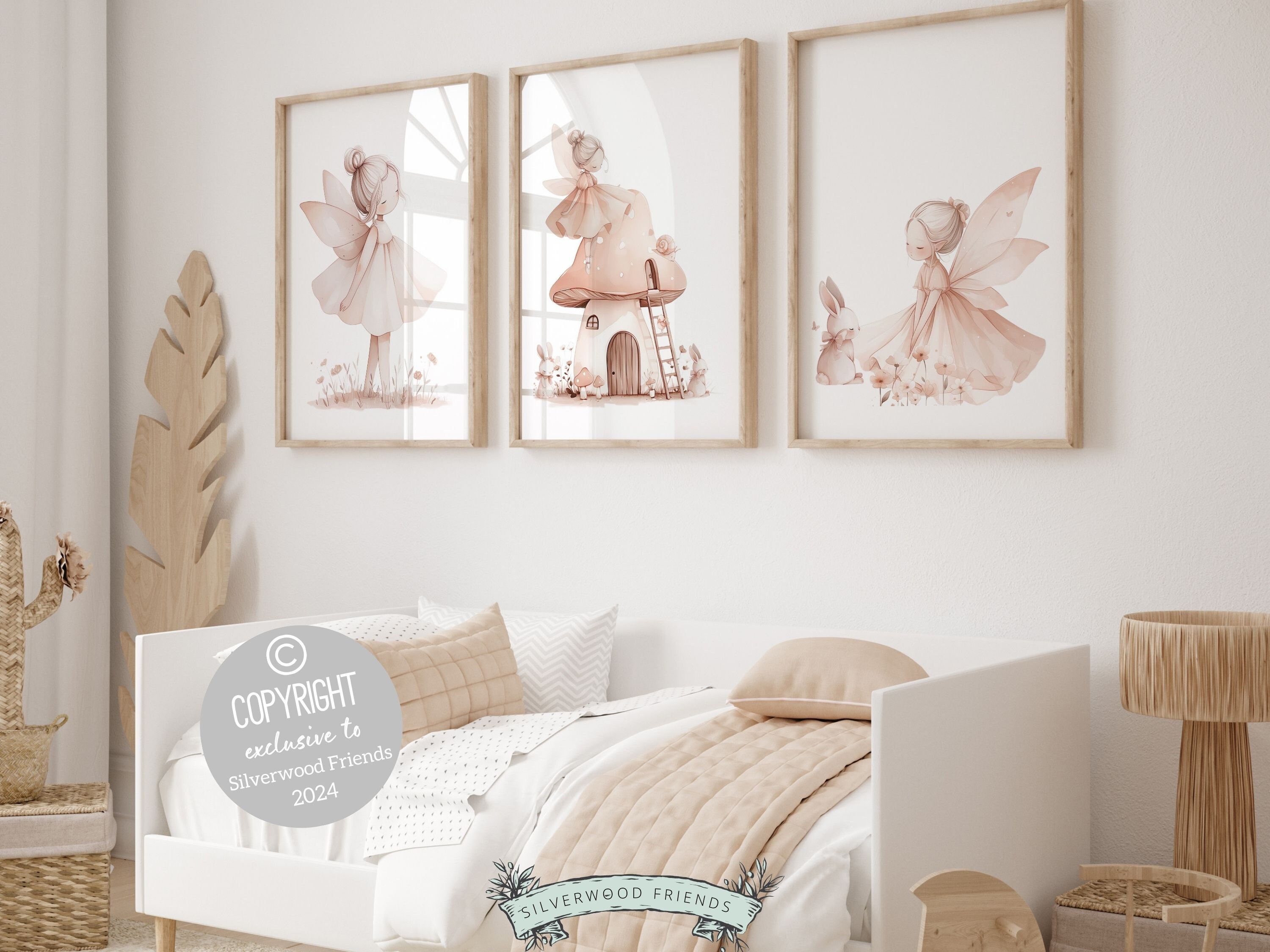 ORIGINAL Wildflower Fairy Nursery Print Gift for Baby Girl Fairy ...